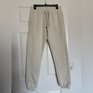 Talentless Cream Jogger Sweat pant ✨NWOT  Sz Small